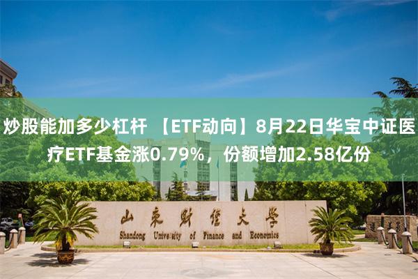 炒股能加多少杠杆 【ETF动向】8月22日华宝中证医疗ETF基金涨0.79%，份额增加2.58亿份