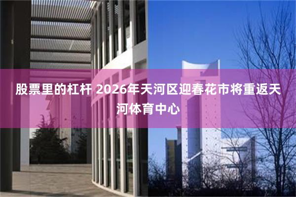 股票里的杠杆 2026年天河区迎春花市将重返天河体育中心