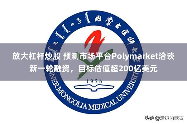 放大杠杆炒股 预测市场平台Polymarket洽谈新一轮融资，目标估值超200亿美元