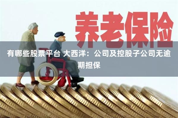 有哪些股票平台 大西洋：公司及控股子公司无逾期担保