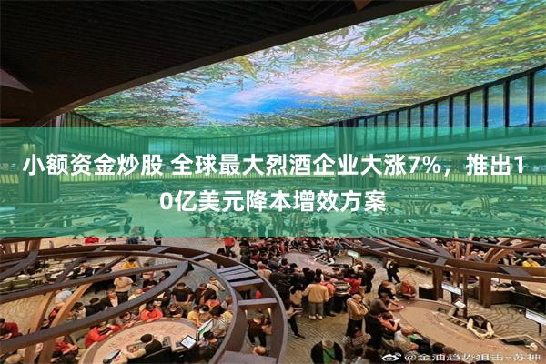 小额资金炒股 全球最大烈酒企业大涨7%，推出10亿美元降本增效方案