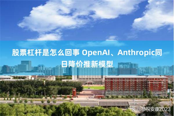 股票杠杆是怎么回事 OpenAI、Anthropic同日降价推新模型