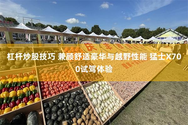 杠杆炒股技巧 兼顾舒适豪华与越野性能 猛士X700试驾体验