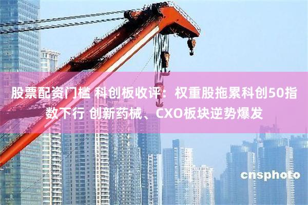 股票配资门槛 科创板收评：权重股拖累科创50指数下行 创新药械、CXO板块逆势爆发